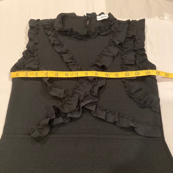 Zara Knit Ruffled Top Dress - Picture 8 of 11